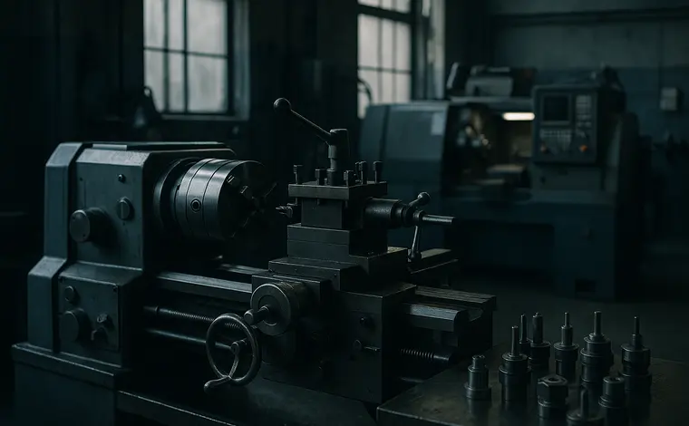 CNC machining workshop